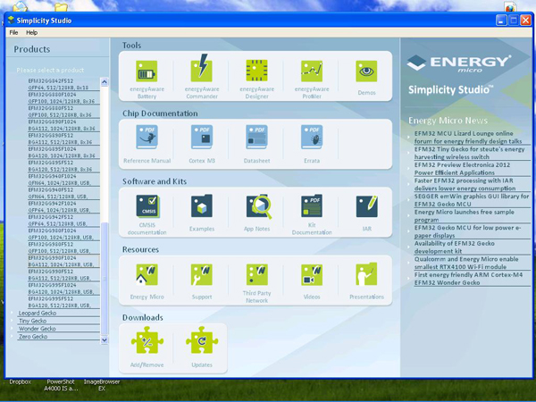 Energy Micro Simplicity Studio